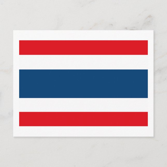 Thailand Flag Postkarte (Vorderseite)