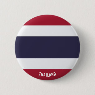 Thailand Flagge Attraktive patriotische Anstecknad Button