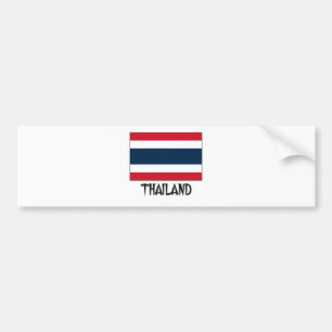 Thailand-Flagge Autoaufkleber