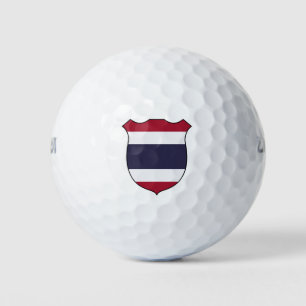 Thailand-Flagge Großer Patriotismus Golfball