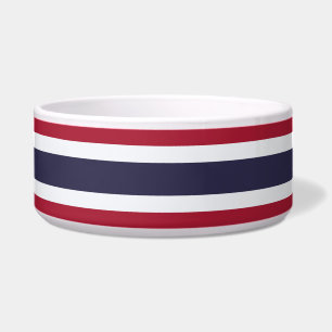 Thailand-Flagge Haustier-Schüssel Napf