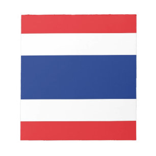 Thailand-Flagge Notizblock