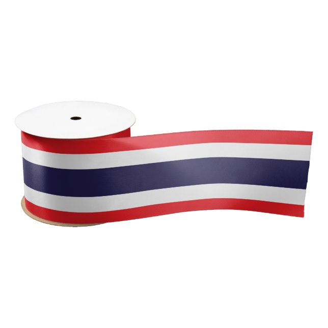 Thailand-Flagge Satinband (Spule)