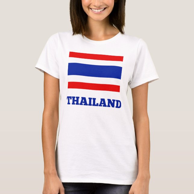 Thailand, Flagge Thailands T-Shirt (Vorderseite)
