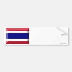 Thailand-Flaggen-Juwel Autoaufkleber