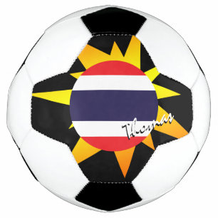 Thailand Football & Thai Flag / BANG Fußball