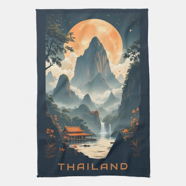 Thailand Geschirrtuch (Vertikal)
