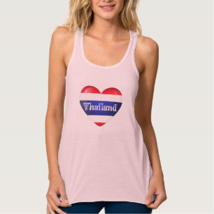 Thailand-Herzflagge Tank Top