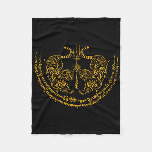 Thailand Kickboxer Muay Thai Thai Boxer Twin Tiger Fleecedecke