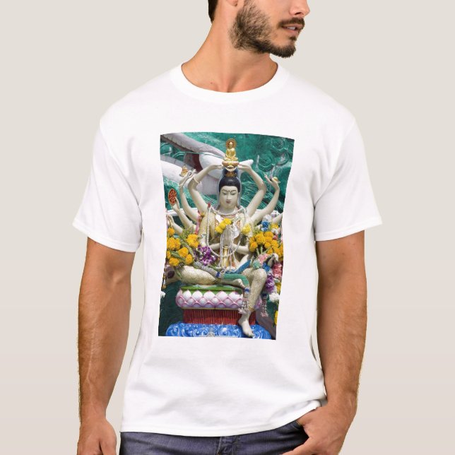 Thailand, Ko Samui alias Koh Samui). Wat Plai 2 T-Shirt (Vorderseite)