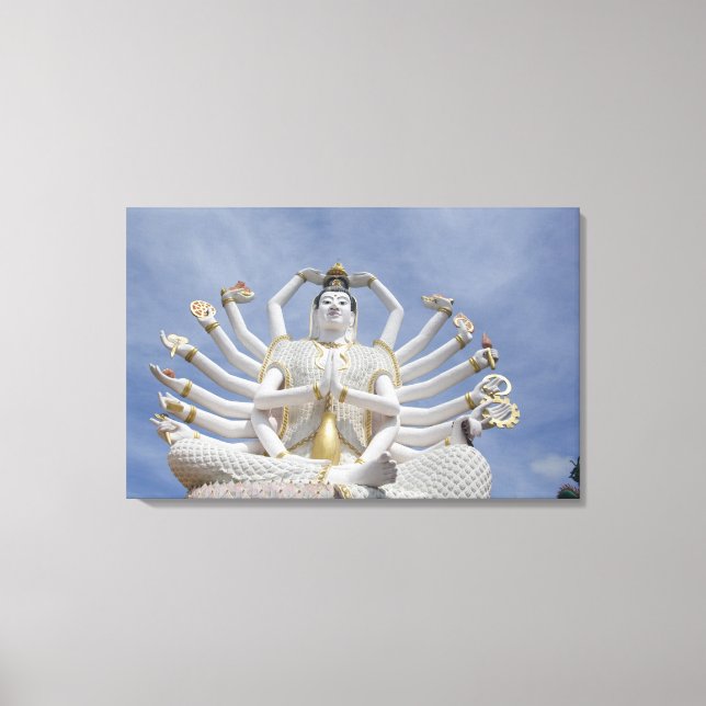 Thailand, Ko Samui, auch Koh Samui genannt). Wat P Leinwanddruck (Vorderseite)