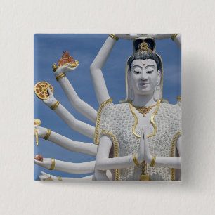 Thailand, Ko Samui (auch Koh Samui). Wat Plai Button