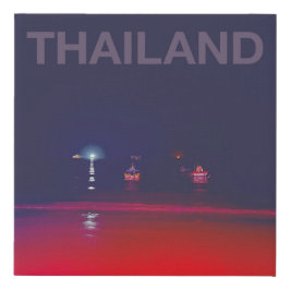Thailand Koh Tao Strand bei Nacht Leinwanddruck