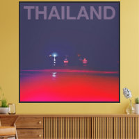 Thailand Koh Tao Strand bei Nacht Leinwanddruck