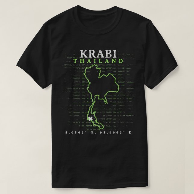 Thailand Krabi T-Shirt (Design vorne)