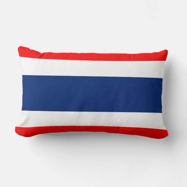 Thailand-Landesflaggekissen Lendenkissen (Vorderseite)
