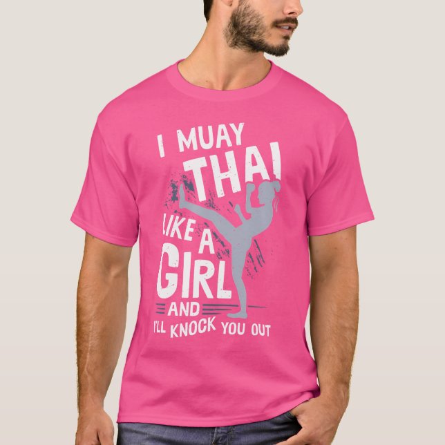 Thailand Mixed Martial Arts Thai Boxing Muay Thai  T-Shirt (Vorderseite)
