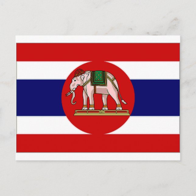 Thailand Naval Ensign Postkarte (Vorderseite)