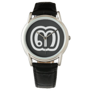 Thailand Nummer 3 / Drei / ๓ (Sam) Thai Script Armbanduhr
