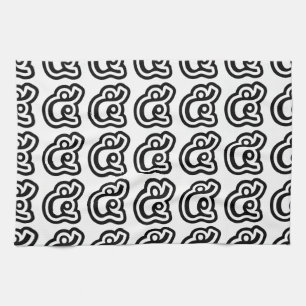 Thailand Nummer 5 / Fünf / ๕ (Haa/Ha) Thailändisch Geschirrtuch