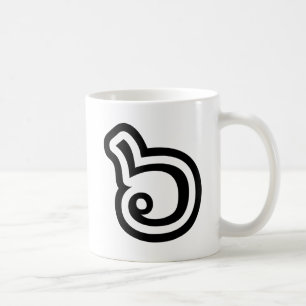Thailand Nummer 6 / Sechs / ๖ (Ho/Hok) Thailändisc Kaffeetasse