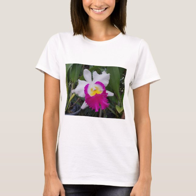 Thailand-Orchideen-Blumen T-Shirt (Vorderseite)