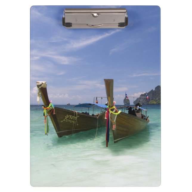 Thailand, Phi Phi Don Island, Yong Kasem Beach, Klemmbrett (Vorderseite)