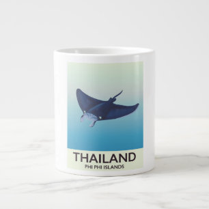 Thailand Phi Phi Islands Reiseplakat Jumbo-Tasse