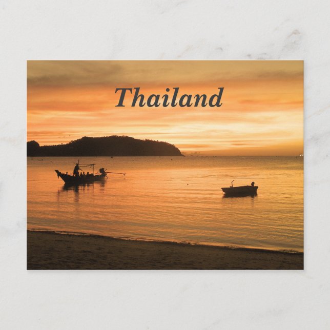 Thailand Postkarte (Vorderseite)