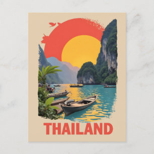 Thailand Postkarte