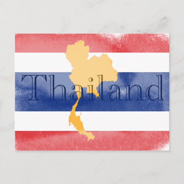 Thailand Postkarte (Vorderseite)