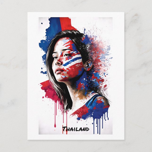 Thailand Postkarte - Welt der Frauen Postkarten (Vorderseite)