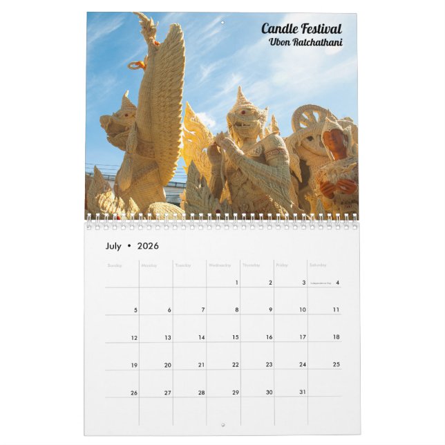 Thailand-Reise-Kalender 2018 Kalender (Jul 2026)