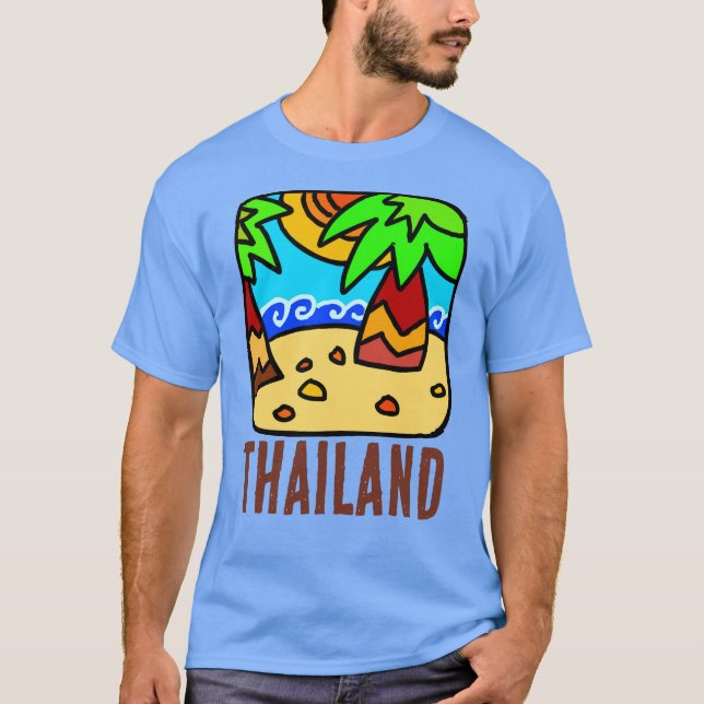 Thailand Reise T-Shirt (Vorderseite)