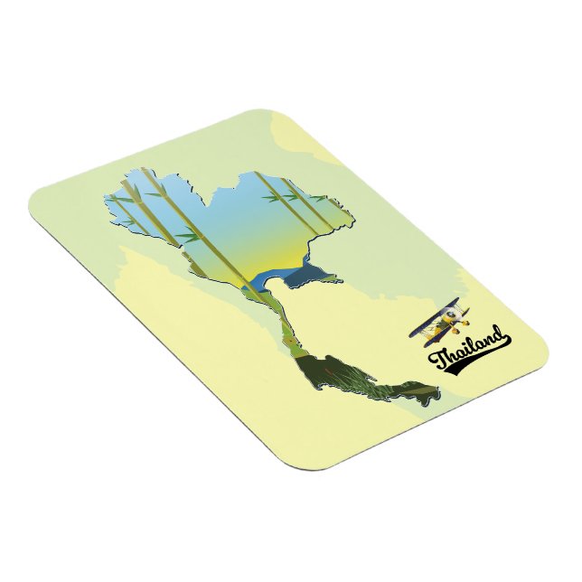 Thailand Reiseplan Magnet (Rechte Seite)