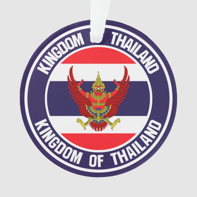 Thailand-RundEmblem Ornament (Vorderseite)