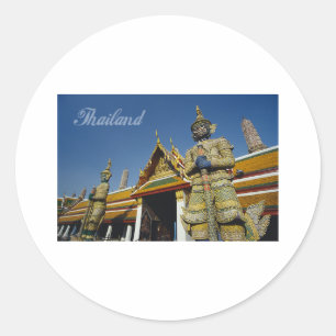 Thailand Runder Aufkleber