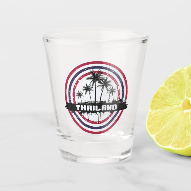 Thailand Schnapsglas (Vorderseite)