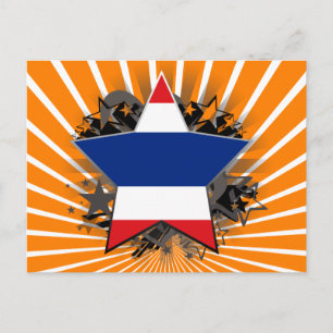 Thailand Stern Postkarte