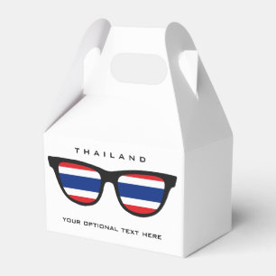 Thailand teilt benutzerdefiniertes Text- und Farbf Geschenkschachtel