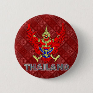 Thailand-Wappen Button