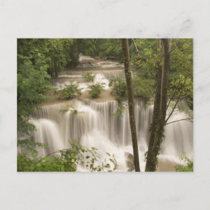 Thailand, Wasserfall Huai Mae Khamin Postkarte