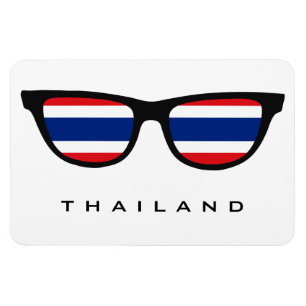 Thailand weist einen benutzerdefinierten Text- und Magnet