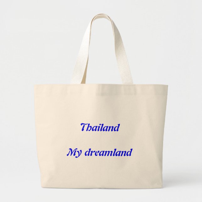 Thailand Zuhause Jumbo Stoffbeutel (Vorne)