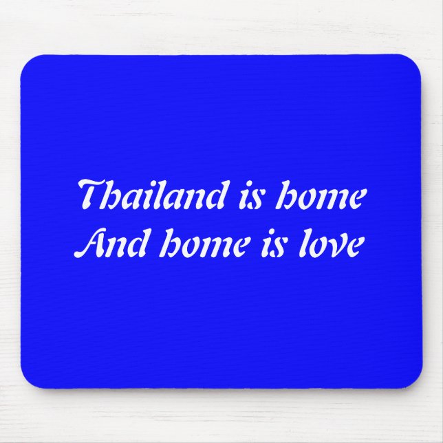 Thailand Zuhause Mousepad (Vorne)