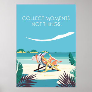 Thaïlande affiche de voyage vintage