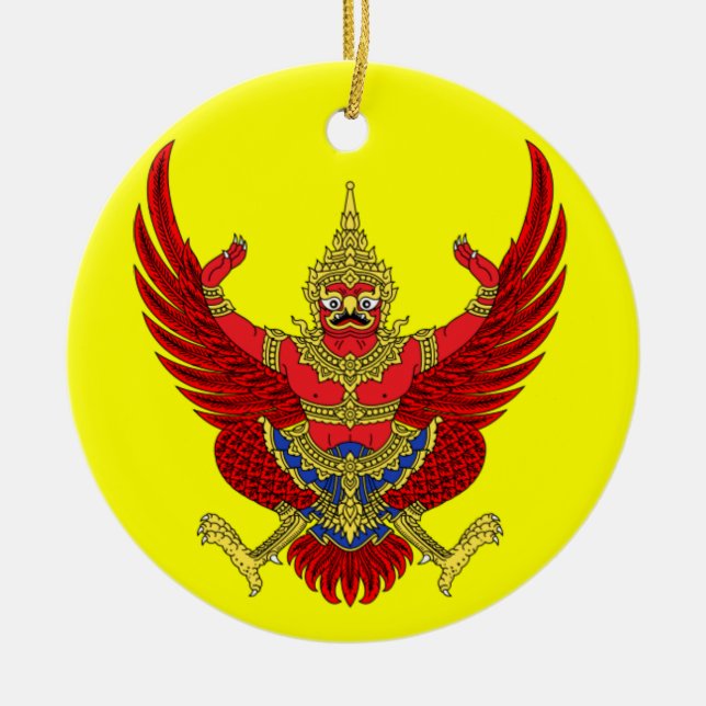 THAÏLANDE* Ornement de Noël personnalisé (Devant)