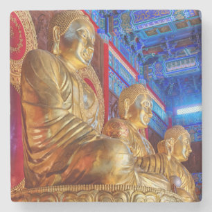 Thailändische China-Buddha-Bildstatue Steinuntersetzer