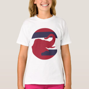 Thailändische Elefantenflagge T-Shirt