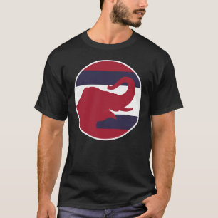 Thailändische Elefantenflagge T-Shirt